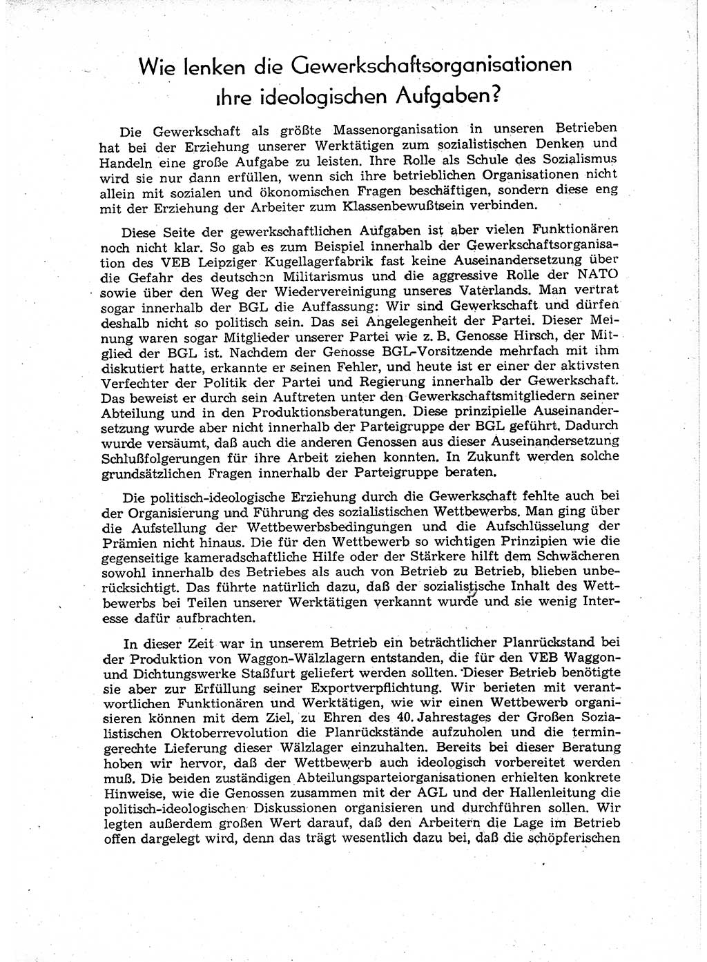 Neuer Weg (NW), Organ des Zentralkomitees (ZK) der SED (Sozialistische Einheitspartei Deutschlands) für Fragen des Parteiaufbaus und des Parteilebens, 12. Jahrgang [Deutsche Demokratische Republik (DDR)] 1957, Seite 1275 (NW ZK SED DDR 1957, S. 1275)