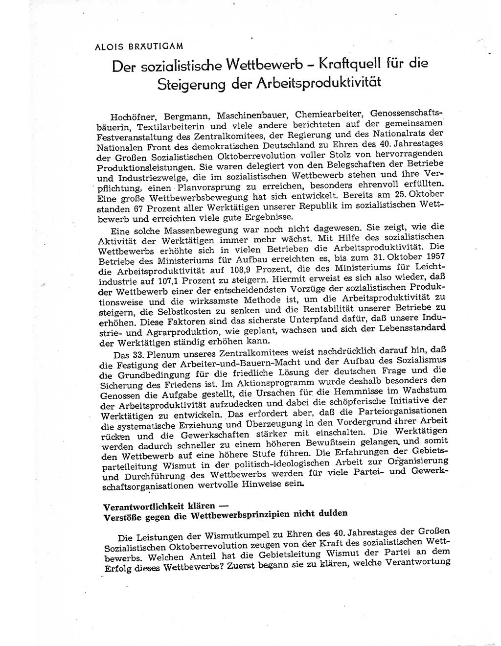 Neuer Weg (NW), Organ des Zentralkomitees (ZK) der SED (Sozialistische Einheitspartei Deutschlands) für Fragen des Parteiaufbaus und des Parteilebens, 12. Jahrgang [Deutsche Demokratische Republik (DDR)] 1957, Seite 1362 (NW ZK SED DDR 1957, S. 1362)