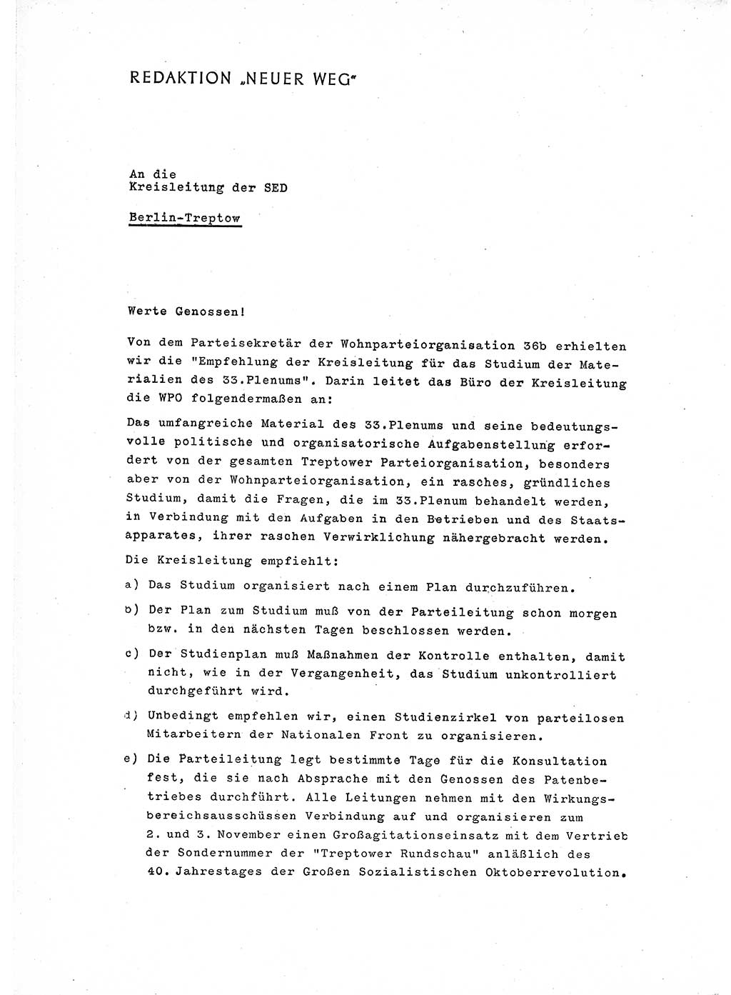Neuer Weg (NW), Organ des Zentralkomitees (ZK) der SED (Sozialistische Einheitspartei Deutschlands) für Fragen des Parteiaufbaus und des Parteilebens, 12. Jahrgang [Deutsche Demokratische Republik (DDR)] 1957, Seite 1382 (NW ZK SED DDR 1957, S. 1382)