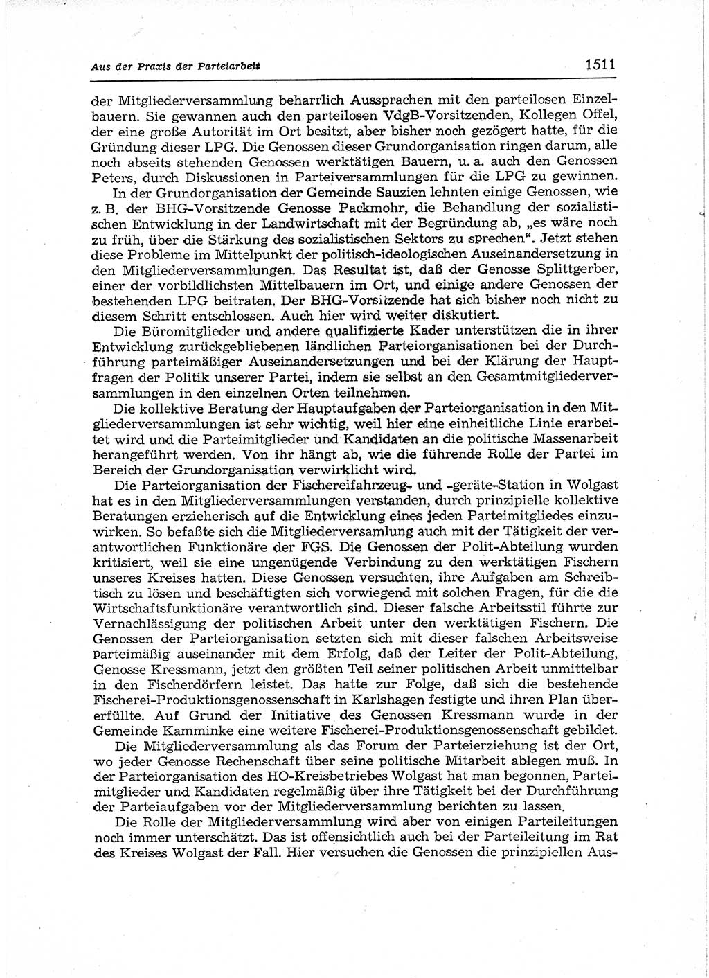 Neuer Weg (NW), Organ des Zentralkomitees (ZK) der SED (Sozialistische Einheitspartei Deutschlands) für Fragen des Parteiaufbaus und des Parteilebens, 12. Jahrgang [Deutsche Demokratische Republik (DDR)] 1957, Seite 1511 (NW ZK SED DDR 1957, S. 1511)