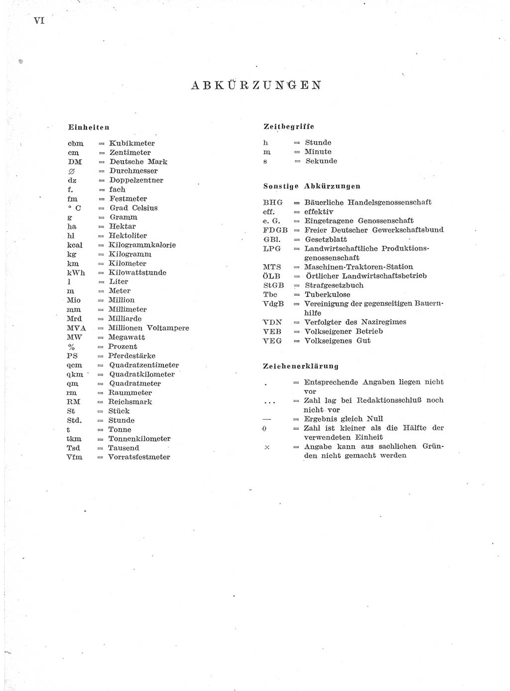 Statistisches Jahrbuch der Deutschen Demokratischen Republik (DDR) 1957, Seite 6 (Stat. Jb. DDR 1957, S. 6)