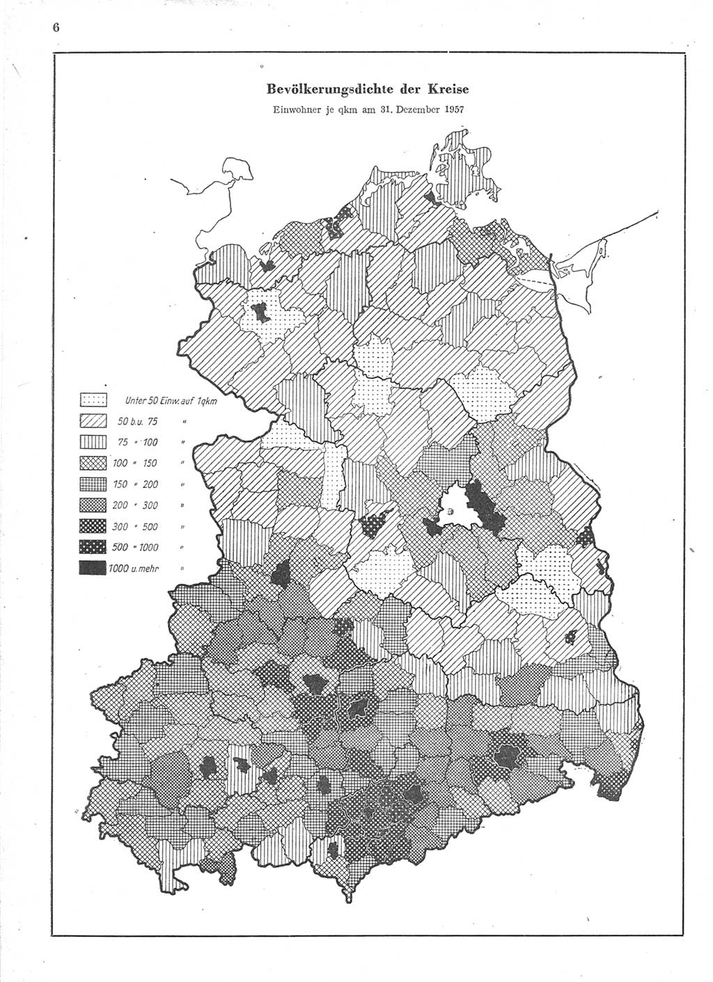 Statistisches Jahrbuch der Deutschen Demokratischen Republik (DDR) 1957, Seite 6 (Stat. Jb. DDR 1957, S. 6)