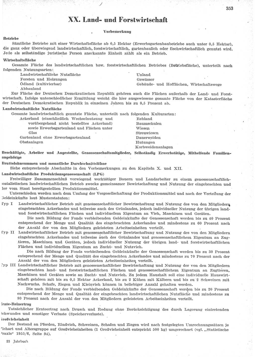 Statistisches Jahrbuch der Deutschen Demokratischen Republik (DDR) 1957, Seite 353 (Stat. Jb. DDR 1957, S. 353)