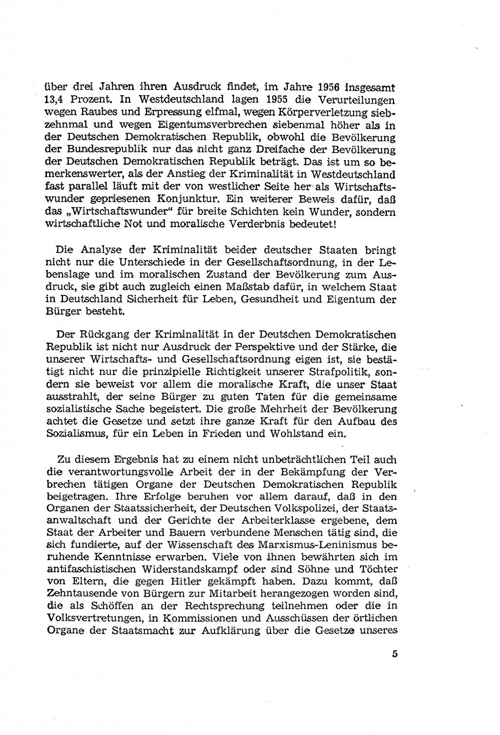 Zum Erlaß des Gesetzes zur Ergänzung des Strafgesetzbuches (StGB), Strafergänzungsgesetz (StEG) [Deutsche Demokratische Republik (DDR)] 1957, Seite 5 (StGB StEG DDR 1957, S. 5)