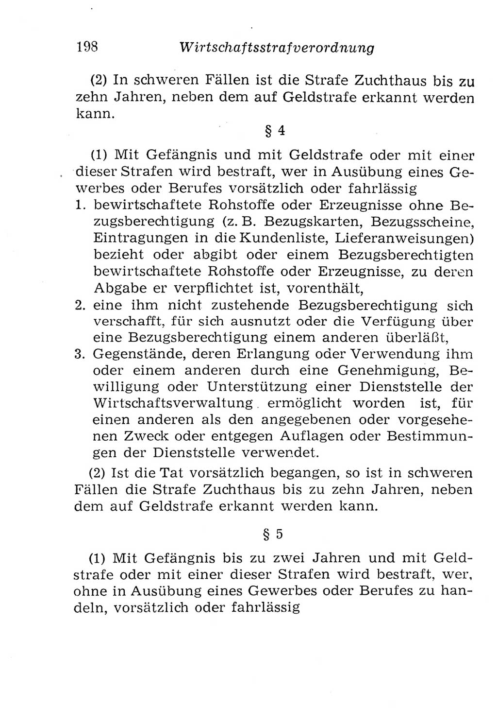 Strafgesetzbuch (StGB) und andere Strafgesetze [Deutsche Demokratische Republik (DDR)] 1957, Seite 198 (StGB Strafges. DDR 1957, S. 198)