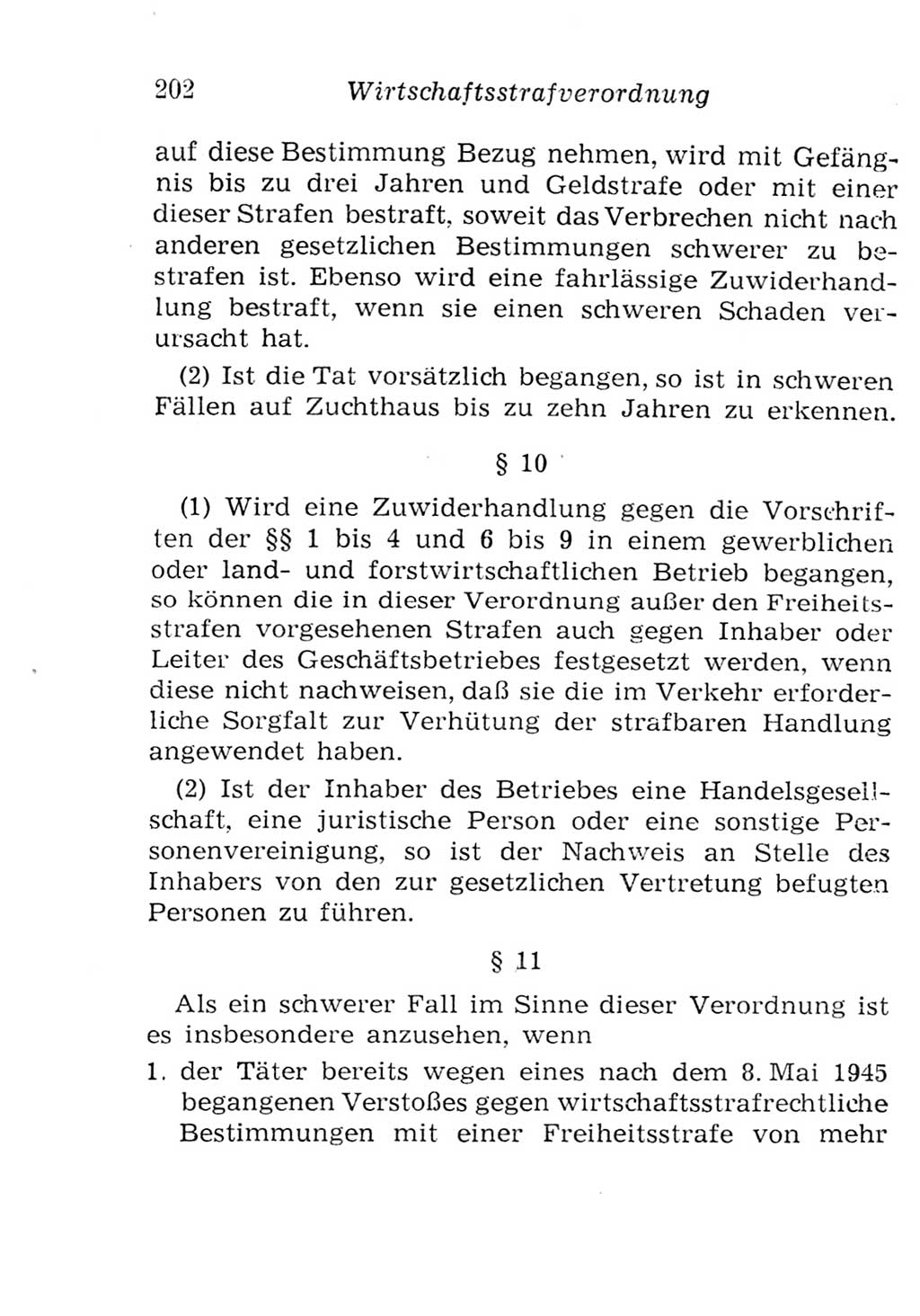 Strafgesetzbuch (StGB) und andere Strafgesetze [Deutsche Demokratische Republik (DDR)] 1957, Seite 202 (StGB Strafges. DDR 1957, S. 202)
