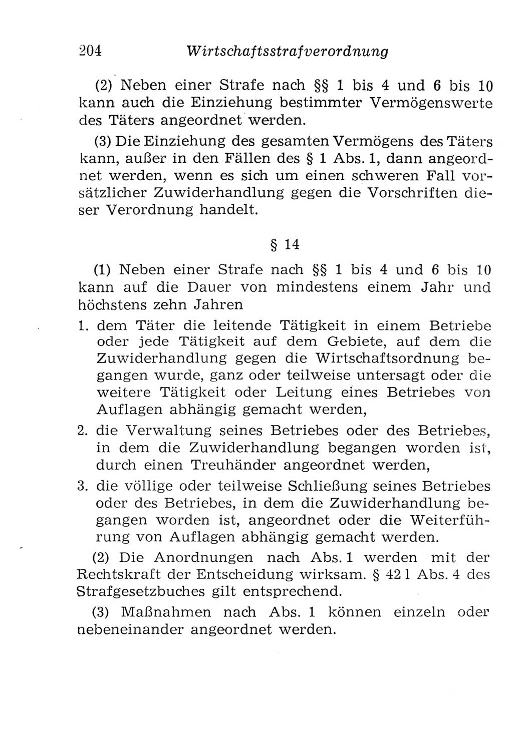 Strafgesetzbuch (StGB) und andere Strafgesetze [Deutsche Demokratische Republik (DDR)] 1957, Seite 204 (StGB Strafges. DDR 1957, S. 204)