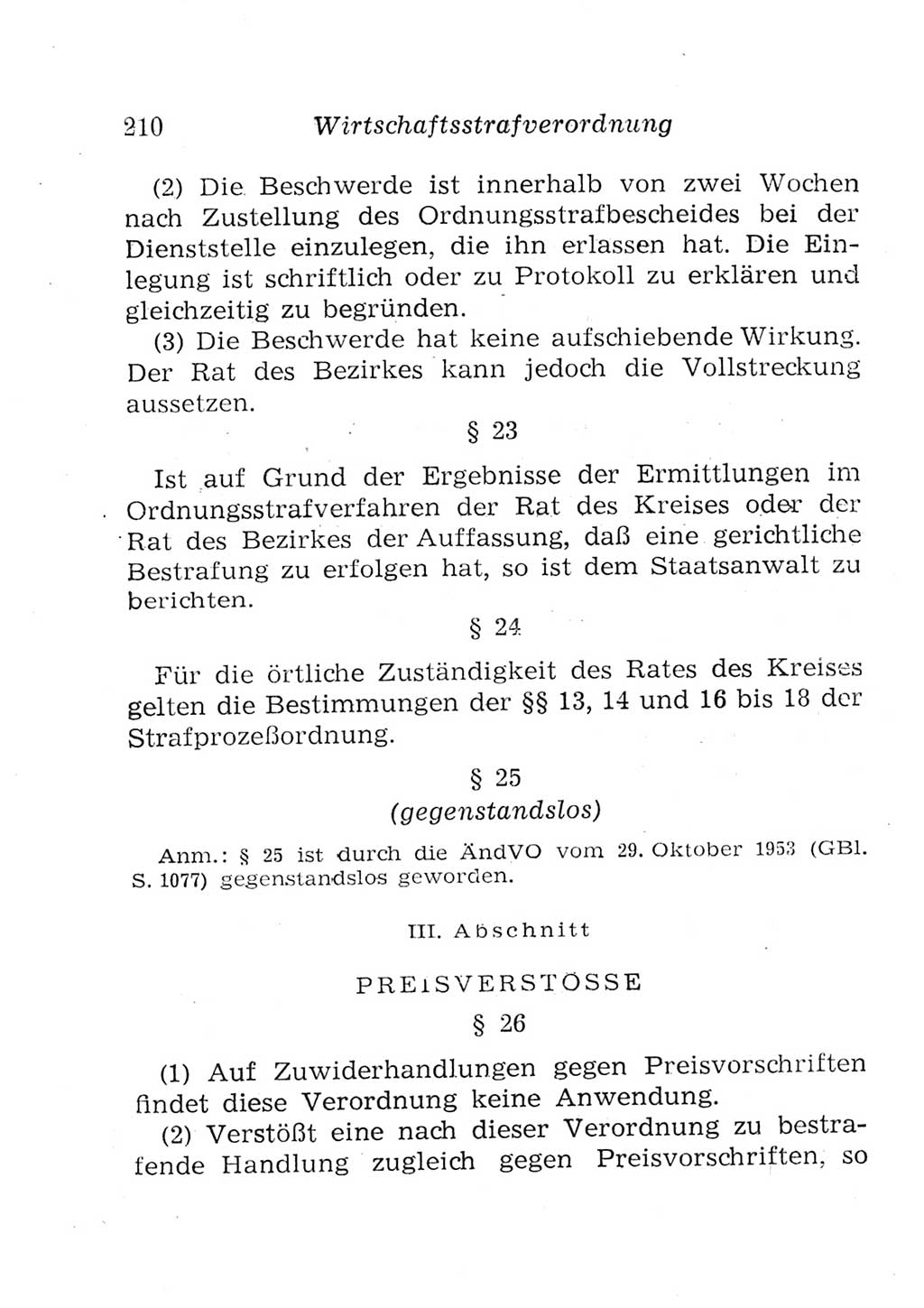 Strafgesetzbuch (StGB) und andere Strafgesetze [Deutsche Demokratische Republik (DDR)] 1957, Seite 210 (StGB Strafges. DDR 1957, S. 210)