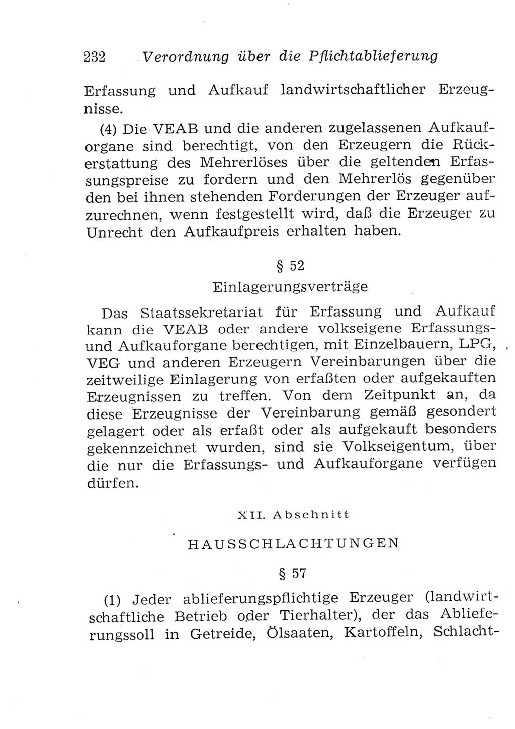 Strafgesetzbuch (StGB) und andere Strafgesetze [Deutsche Demokratische Republik (DDR)] 1957, Seite 232 (StGB Strafges. DDR 1957, S. 232)