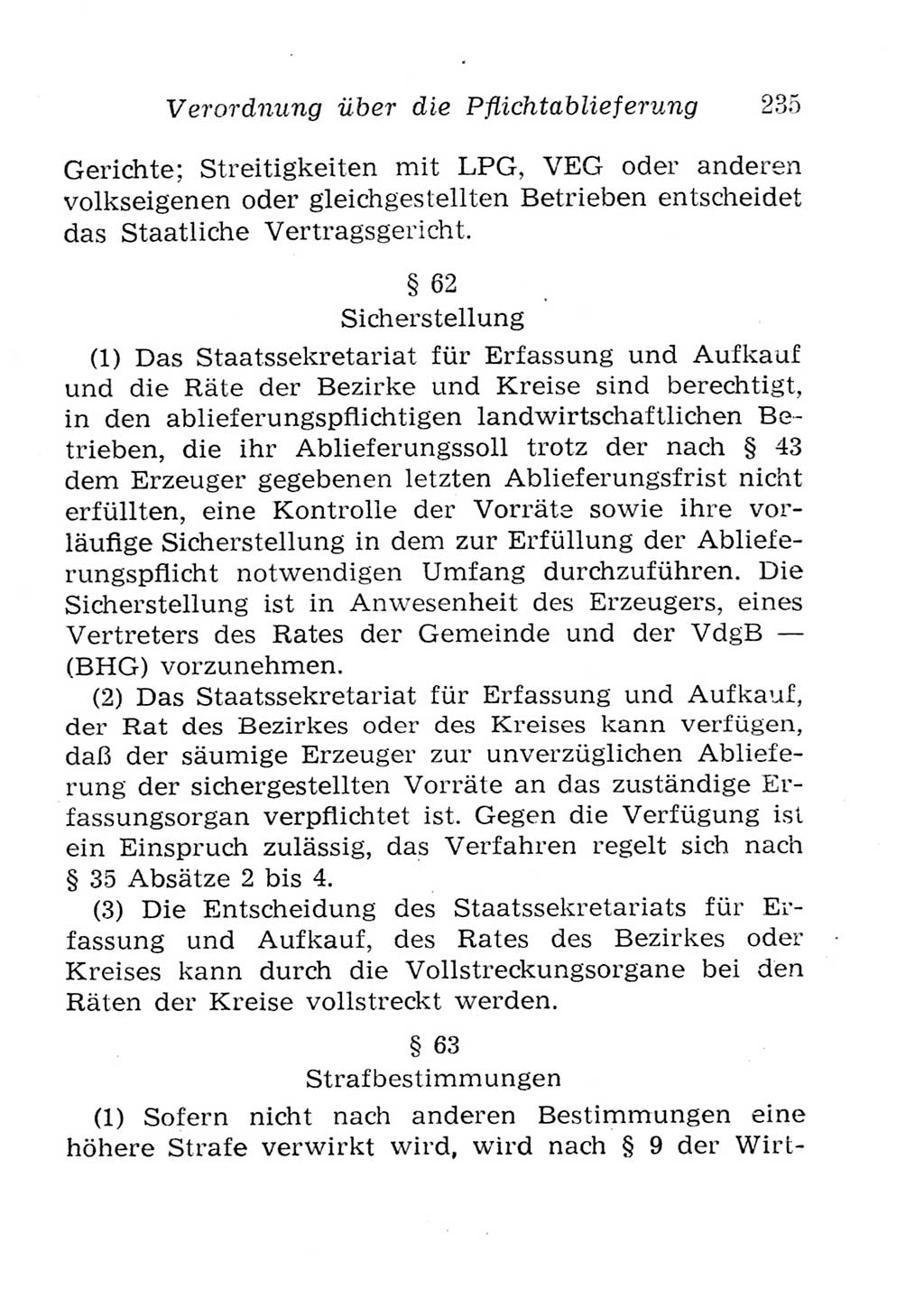 Strafgesetzbuch (StGB) und andere Strafgesetze [Deutsche Demokratische Republik (DDR)] 1957, Seite 235 (StGB Strafges. DDR 1957, S. 235)