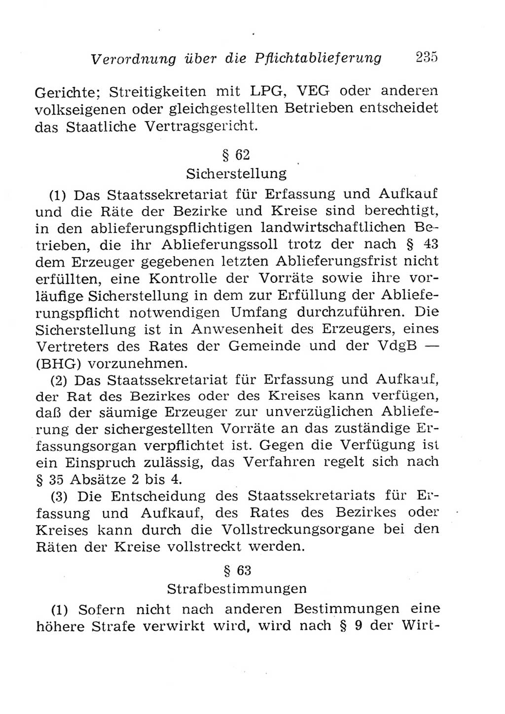 Strafgesetzbuch (StGB) und andere Strafgesetze [Deutsche Demokratische Republik (DDR)] 1957, Seite 235 (StGB Strafges. DDR 1957, S. 235)