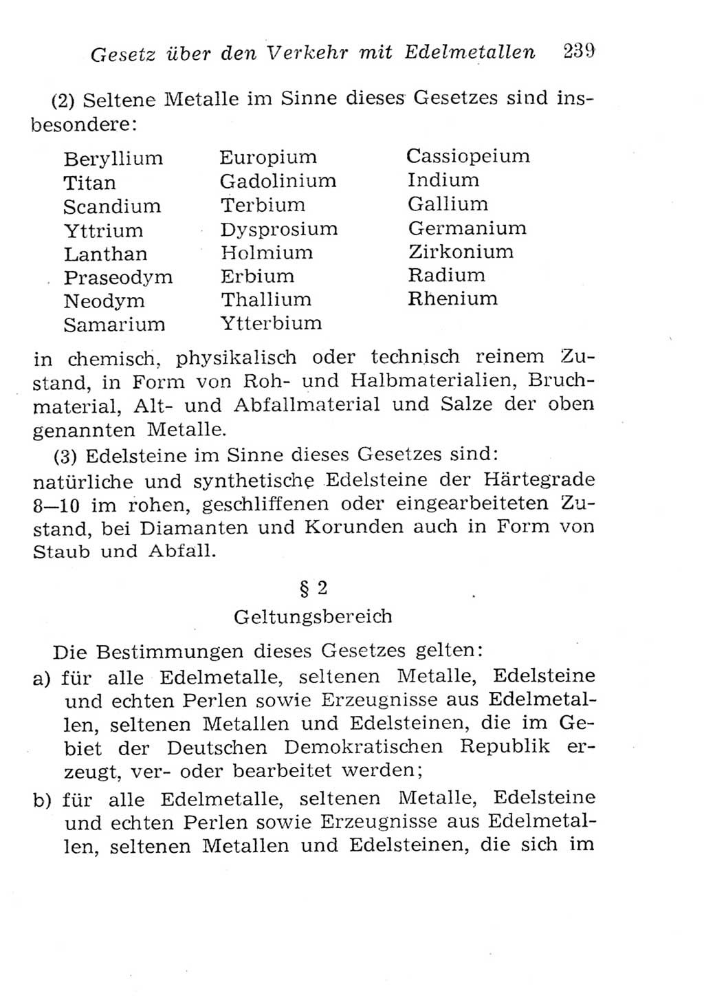 Strafgesetzbuch (StGB) und andere Strafgesetze [Deutsche Demokratische Republik (DDR)] 1957, Seite 239 (StGB Strafges. DDR 1957, S. 239)