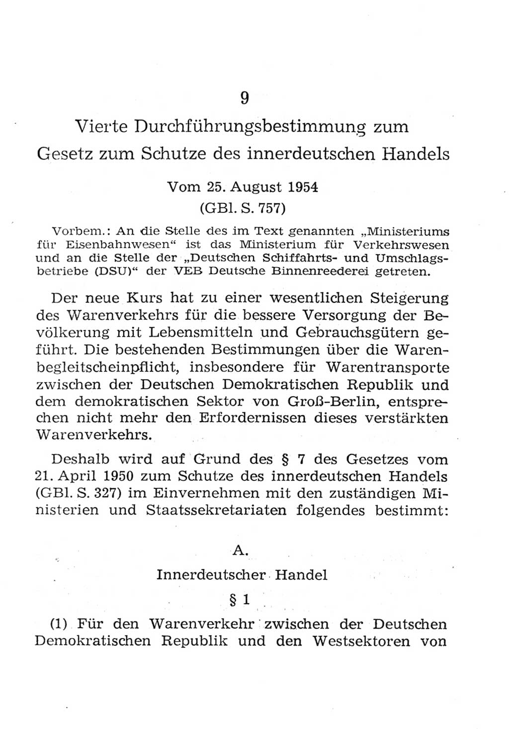 Strafgesetzbuch (StGB) und andere Strafgesetze [Deutsche Demokratische Republik (DDR)] 1957, Seite 261 (StGB Strafges. DDR 1957, S. 261)