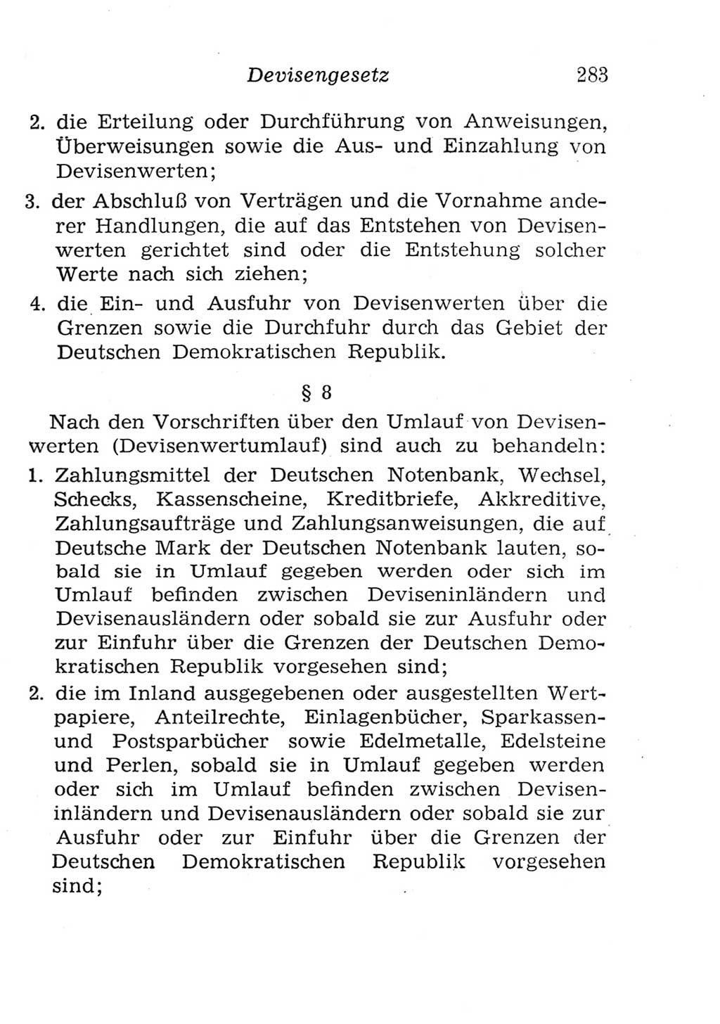 Strafgesetzbuch (StGB) und andere Strafgesetze [Deutsche Demokratische Republik (DDR)] 1957, Seite 283 (StGB Strafges. DDR 1957, S. 283)