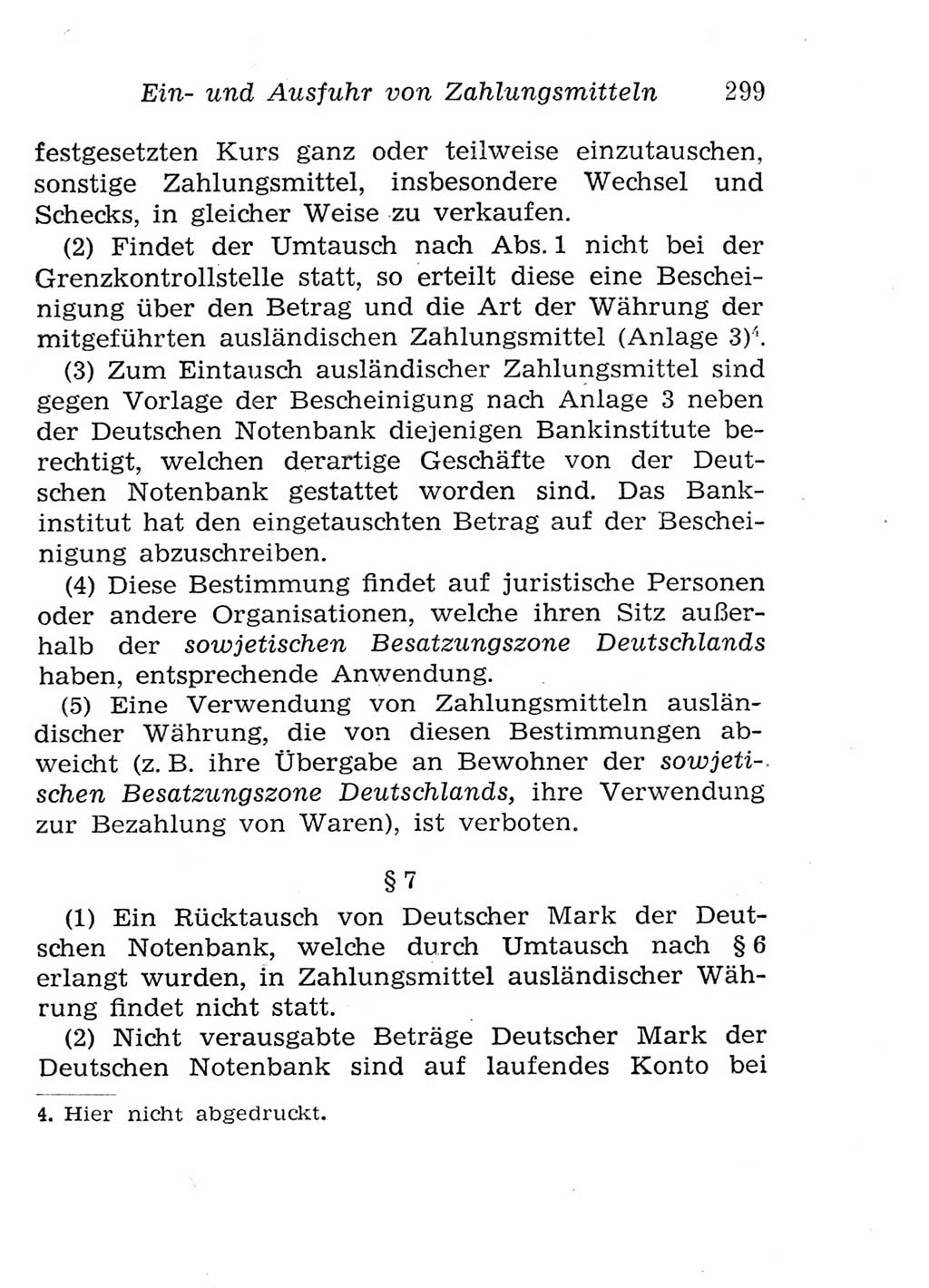 Strafgesetzbuch (StGB) und andere Strafgesetze [Deutsche Demokratische Republik (DDR)] 1957, Seite 299 (StGB Strafges. DDR 1957, S. 299)