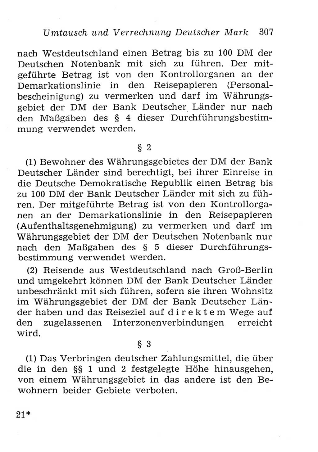 Strafgesetzbuch (StGB) und andere Strafgesetze [Deutsche Demokratische Republik (DDR)] 1957, Seite 307 (StGB Strafges. DDR 1957, S. 307)