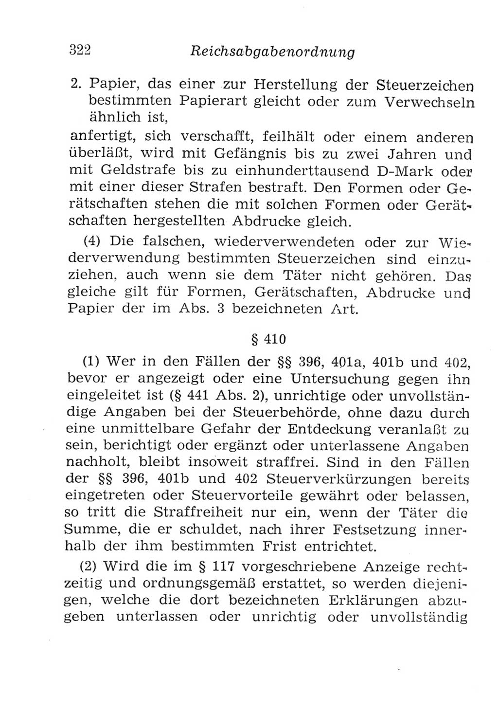 Strafgesetzbuch (StGB) und andere Strafgesetze [Deutsche Demokratische Republik (DDR)] 1957, Seite 322 (StGB Strafges. DDR 1957, S. 322)