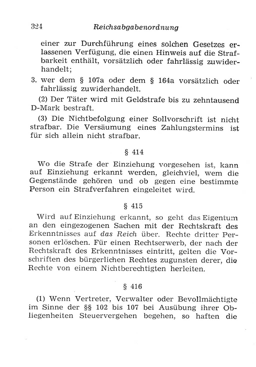 Strafgesetzbuch (StGB) und andere Strafgesetze [Deutsche Demokratische Republik (DDR)] 1957, Seite 324 (StGB Strafges. DDR 1957, S. 324)