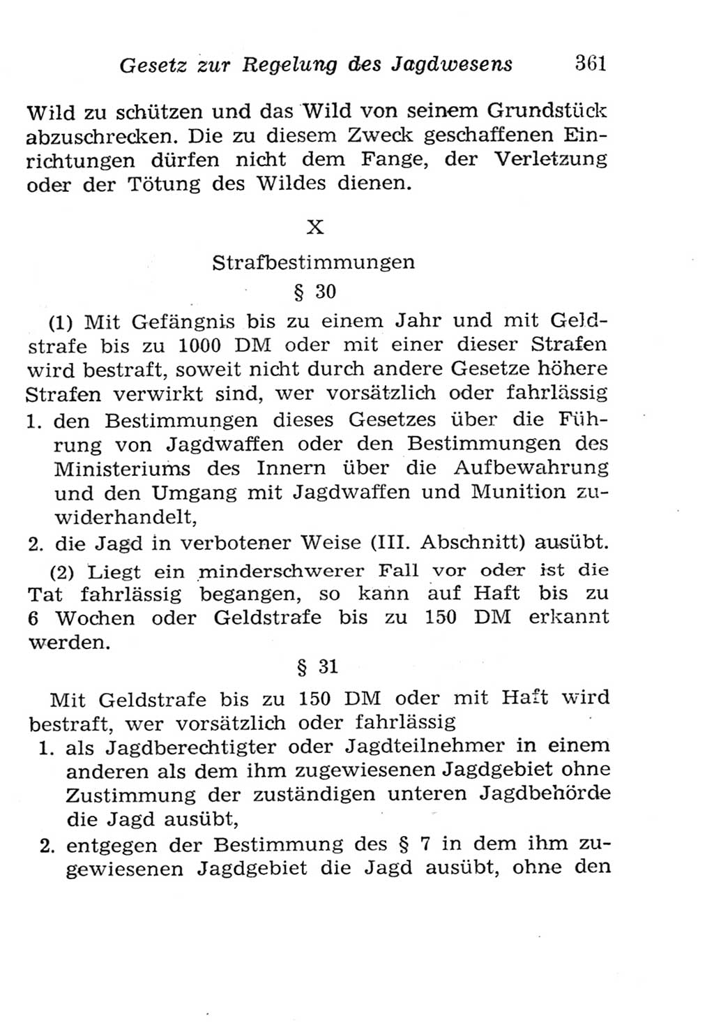 Strafgesetzbuch (StGB) und andere Strafgesetze [Deutsche Demokratische Republik (DDR)] 1957, Seite 361 (StGB Strafges. DDR 1957, S. 361)