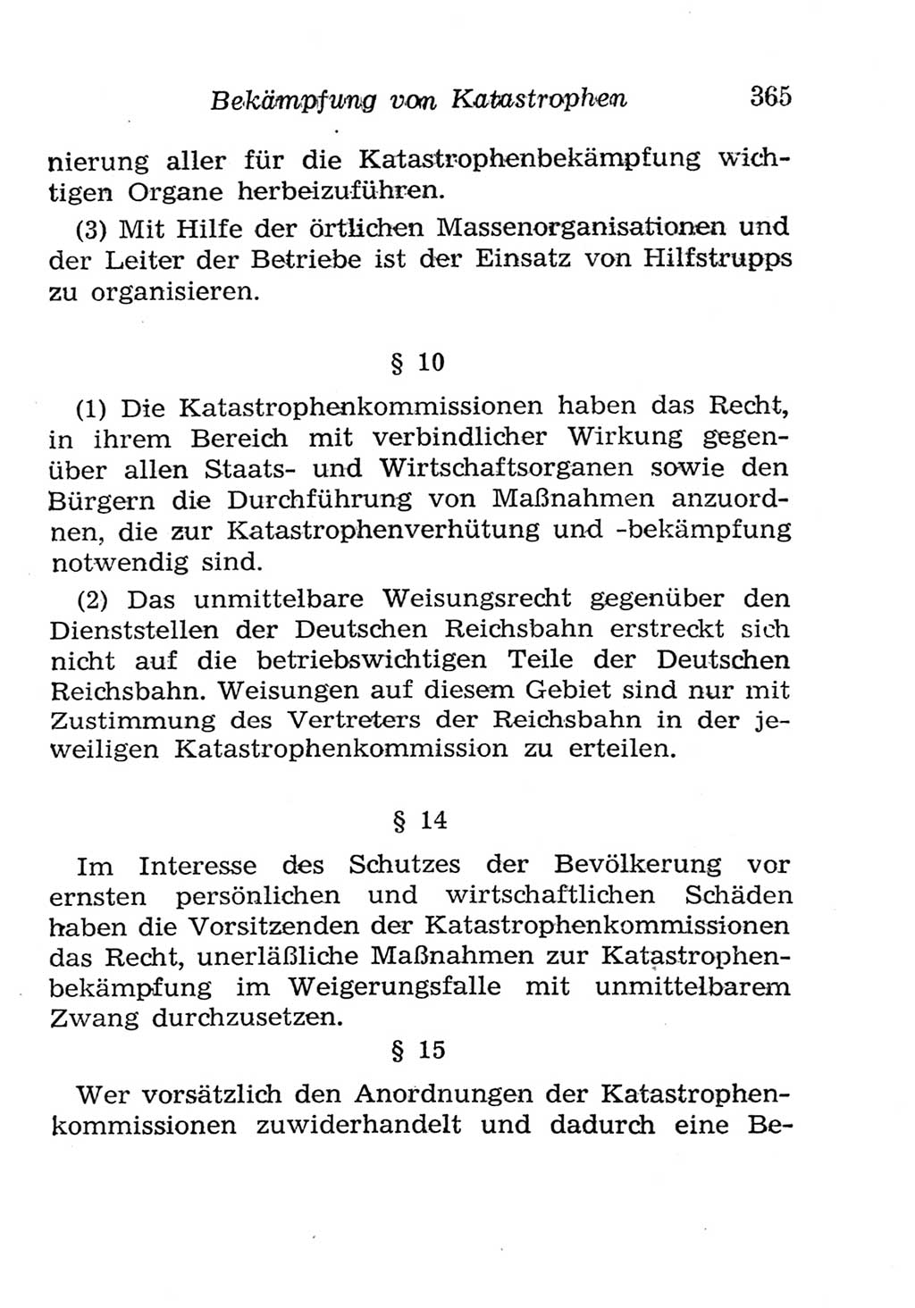 Strafgesetzbuch (StGB) und andere Strafgesetze [Deutsche Demokratische Republik (DDR)] 1957, Seite 365 (StGB Strafges. DDR 1957, S. 365)