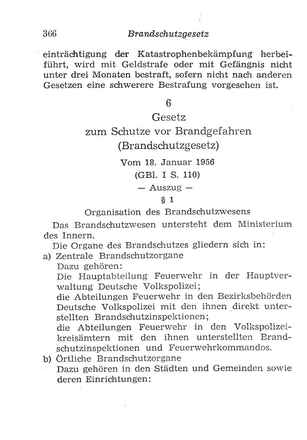 Strafgesetzbuch (StGB) und andere Strafgesetze [Deutsche Demokratische Republik (DDR)] 1957, Seite 366 (StGB Strafges. DDR 1957, S. 366)