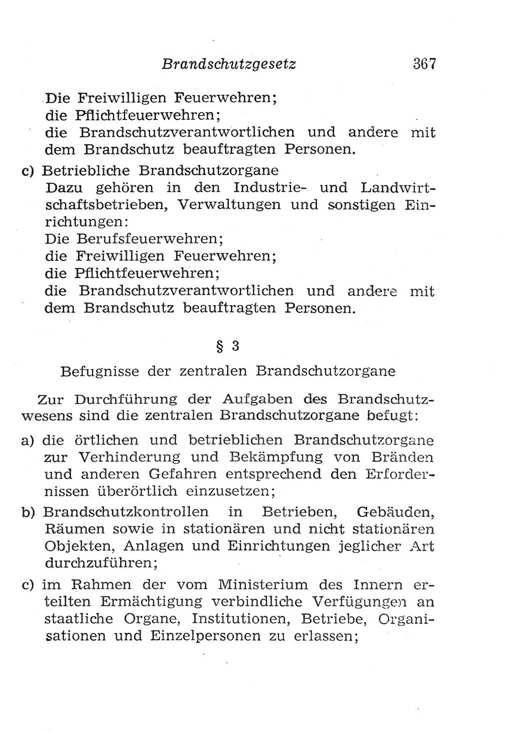 Strafgesetzbuch (StGB) und andere Strafgesetze [Deutsche Demokratische Republik (DDR)] 1957, Seite 367 (StGB Strafges. DDR 1957, S. 367)