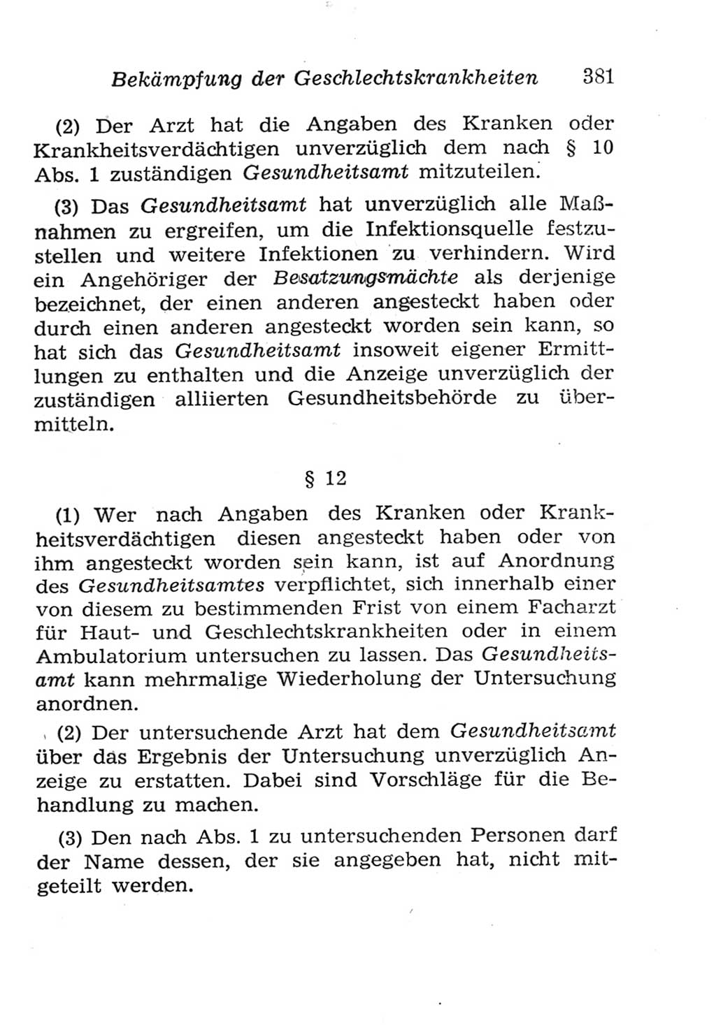 Strafgesetzbuch (StGB) und andere Strafgesetze [Deutsche Demokratische Republik (DDR)] 1957, Seite 381 (StGB Strafges. DDR 1957, S. 381)