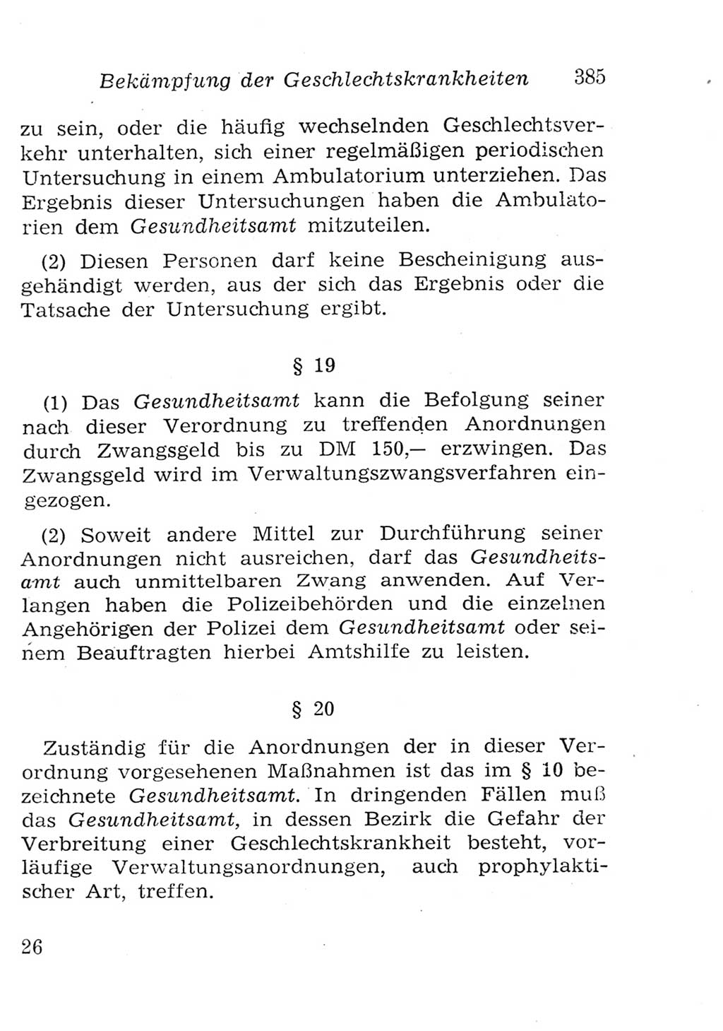 Strafgesetzbuch (StGB) und andere Strafgesetze [Deutsche Demokratische Republik (DDR)] 1957, Seite 385 (StGB Strafges. DDR 1957, S. 385)