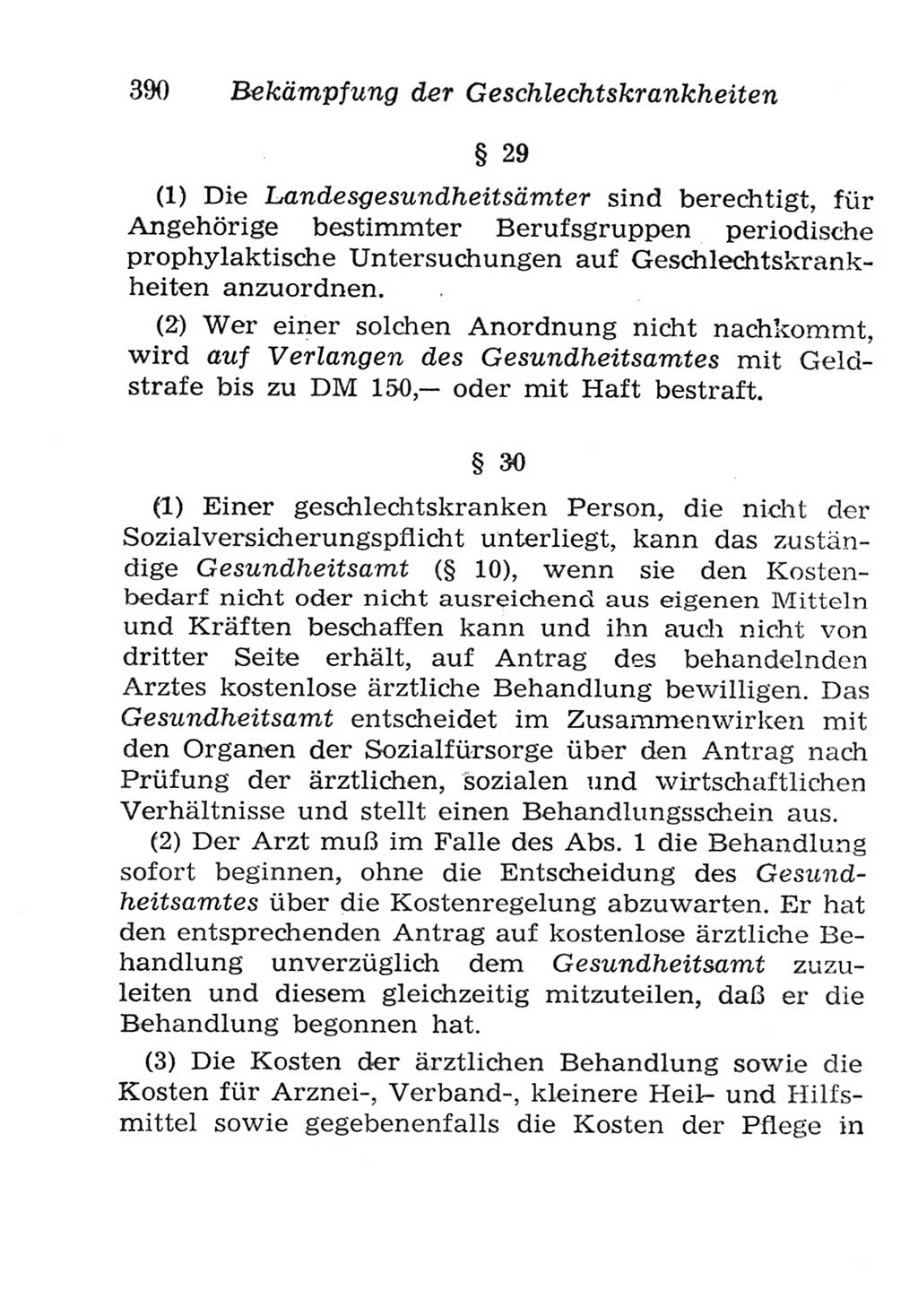 Strafgesetzbuch (StGB) und andere Strafgesetze [Deutsche Demokratische Republik (DDR)] 1957, Seite 390 (StGB Strafges. DDR 1957, S. 390)