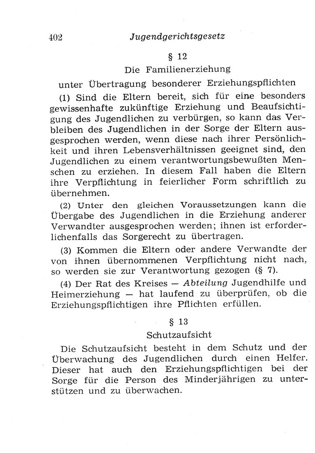 Strafgesetzbuch (StGB) und andere Strafgesetze [Deutsche Demokratische Republik (DDR)] 1957, Seite 402 (StGB Strafges. DDR 1957, S. 402)