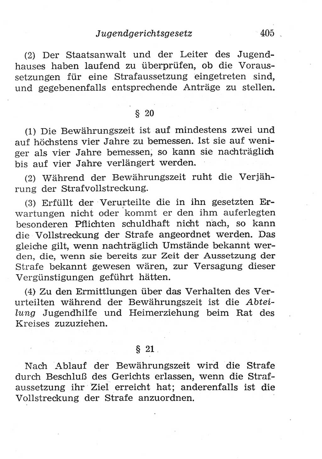 Strafgesetzbuch (StGB) und andere Strafgesetze [Deutsche Demokratische Republik (DDR)] 1957, Seite 405 (StGB Strafges. DDR 1957, S. 405)