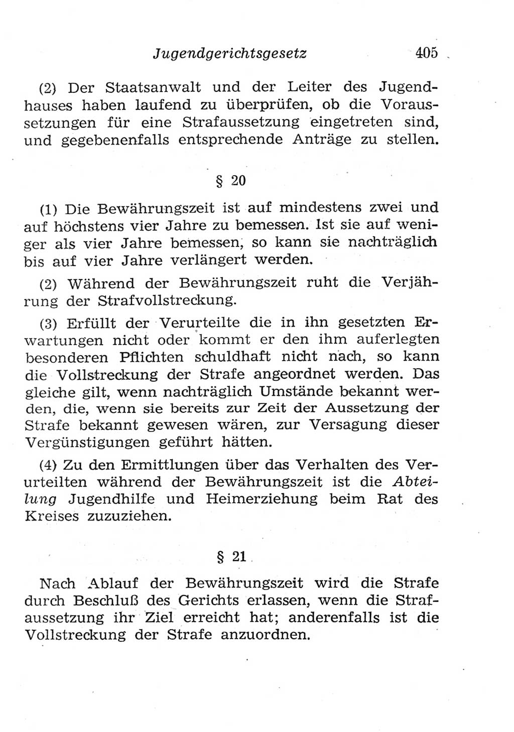 Strafgesetzbuch (StGB) und andere Strafgesetze [Deutsche Demokratische Republik (DDR)] 1957, Seite 405 (StGB Strafges. DDR 1957, S. 405)