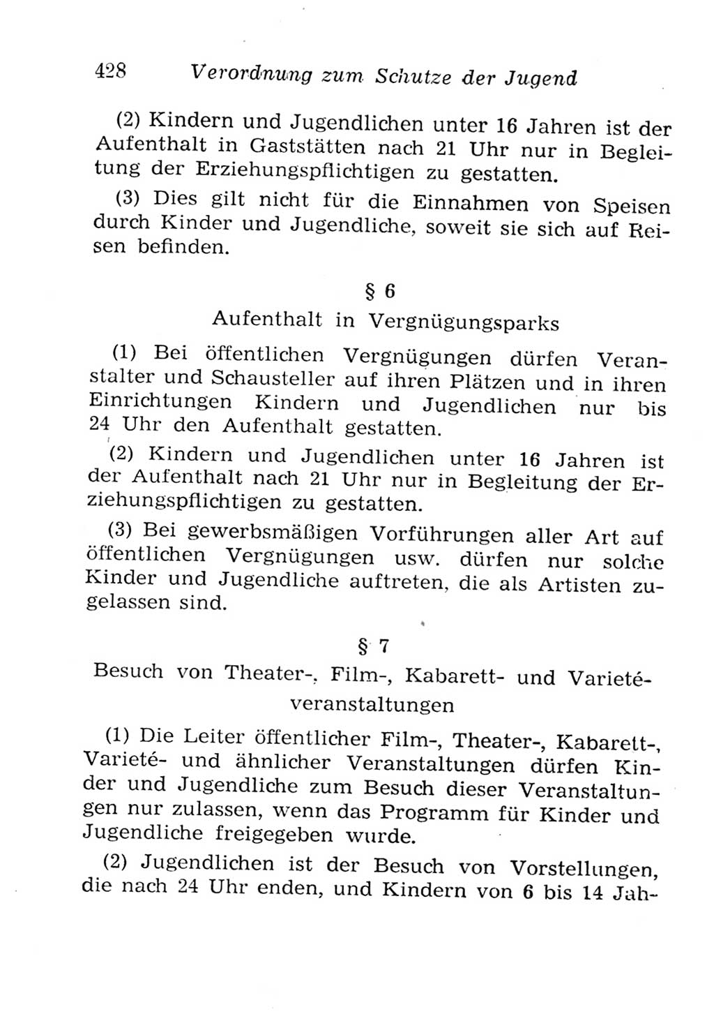 Strafgesetzbuch (StGB) und andere Strafgesetze [Deutsche Demokratische Republik (DDR)] 1957, Seite 428 (StGB Strafges. DDR 1957, S. 428)