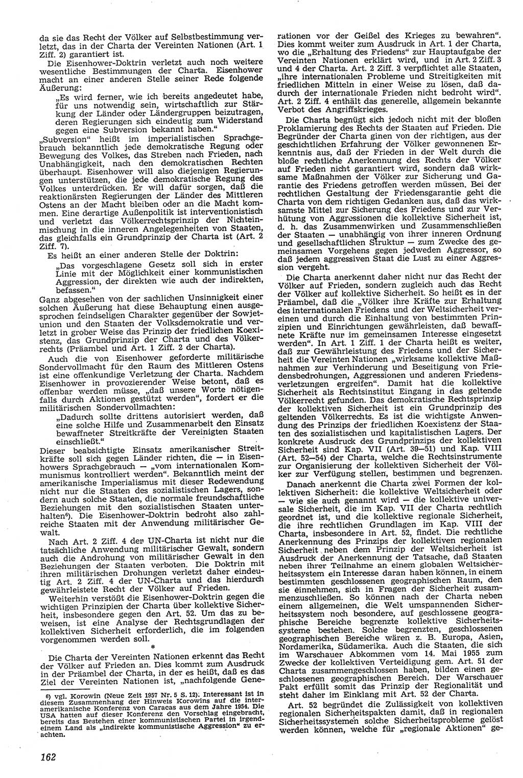 Neue Justiz (NJ), Zeitschrift für Recht und Rechtswissenschaft [Deutsche Demokratische Republik (DDR)], 11. Jahrgang 1957, Seite 162 (NJ DDR 1957, S. 162)