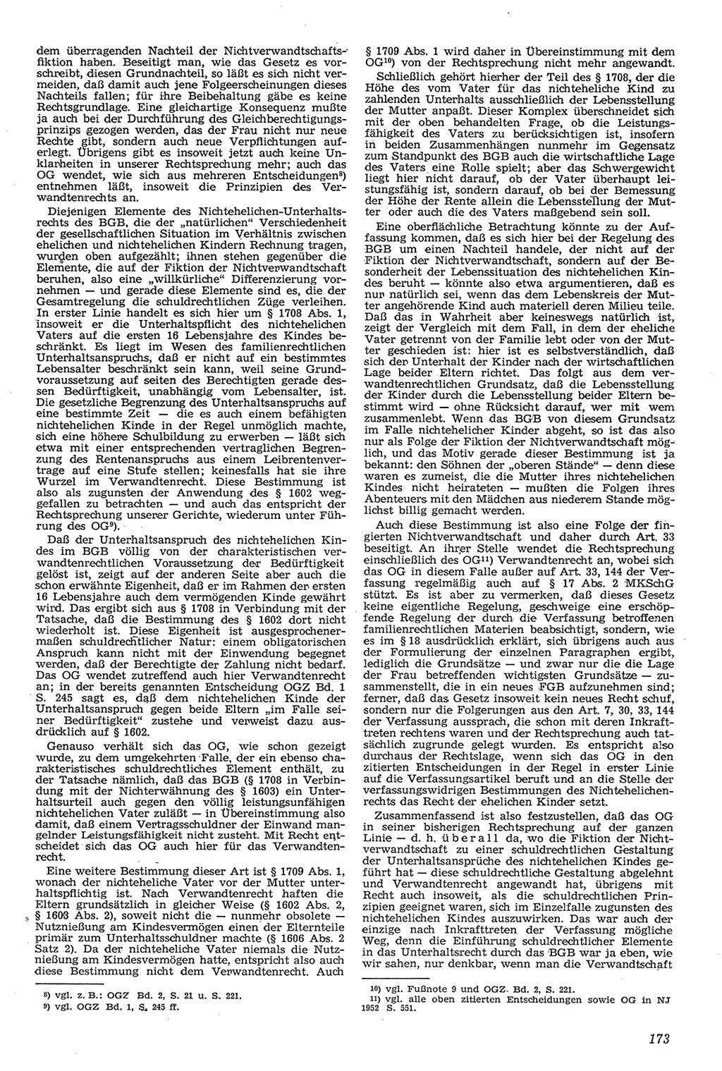 Neue Justiz (NJ), Zeitschrift für Recht und Rechtswissenschaft [Deutsche Demokratische Republik (DDR)], 11. Jahrgang 1957, Seite 173 (NJ DDR 1957, S. 173)