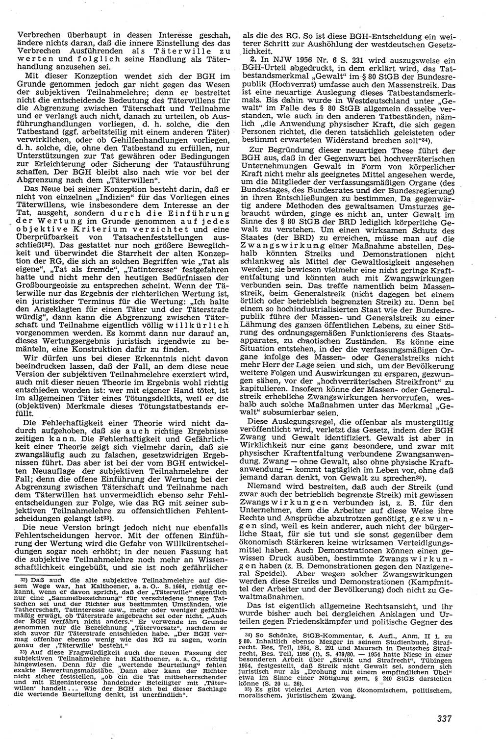 Neue Justiz (NJ), Zeitschrift für Recht und Rechtswissenschaft [Deutsche Demokratische Republik (DDR)], 11. Jahrgang 1957, Seite 337 (NJ DDR 1957, S. 337)