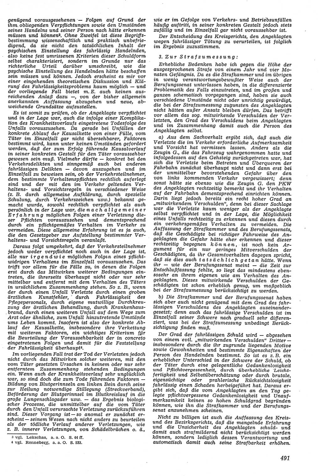 Neue Justiz (NJ), Zeitschrift für Recht und Rechtswissenschaft [Deutsche Demokratische Republik (DDR)], 11. Jahrgang 1957, Seite 491 (NJ DDR 1957, S. 491)