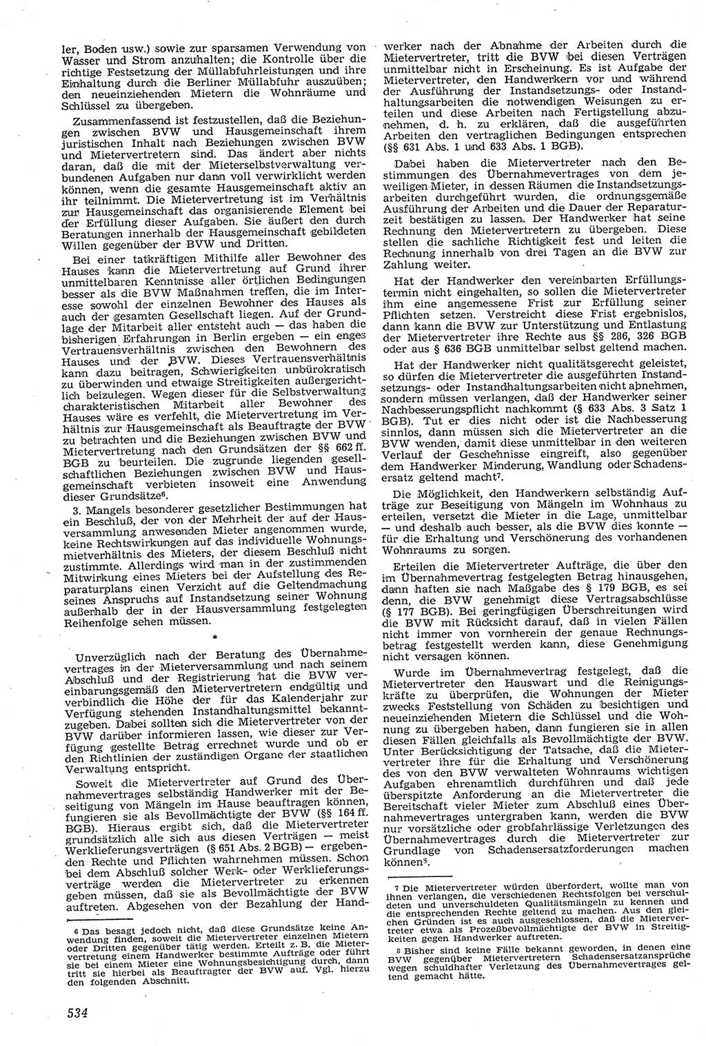 Neue Justiz (NJ), Zeitschrift für Recht und Rechtswissenschaft [Deutsche Demokratische Republik (DDR)], 11. Jahrgang 1957, Seite 534 (NJ DDR 1957, S. 534)