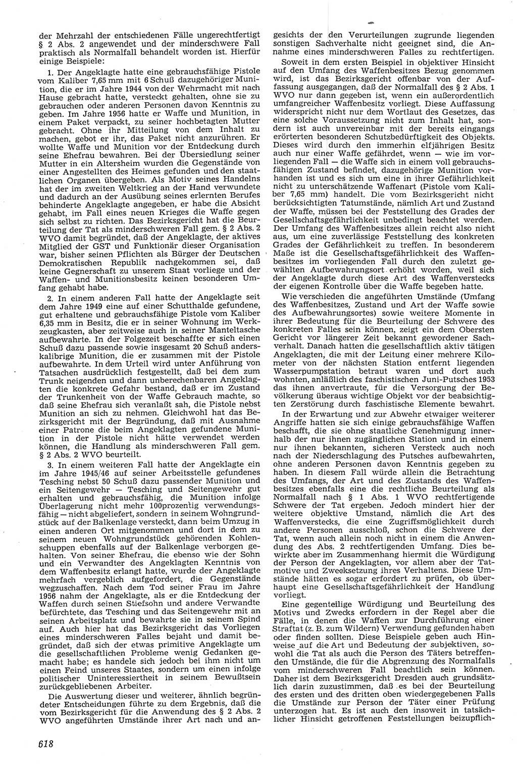Neue Justiz (NJ), Zeitschrift für Recht und Rechtswissenschaft [Deutsche Demokratische Republik (DDR)], 11. Jahrgang 1957, Seite 618 (NJ DDR 1957, S. 618)