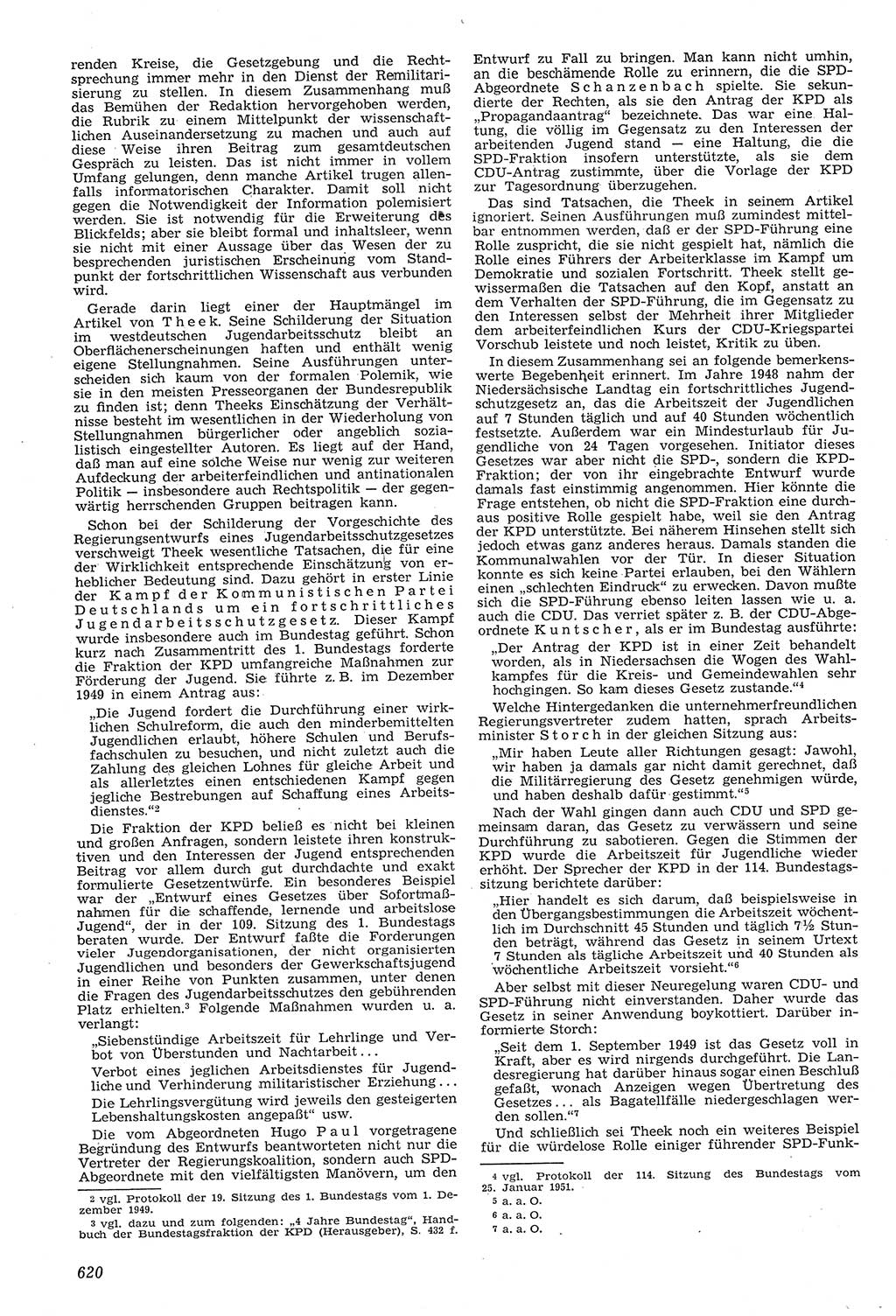Neue Justiz (NJ), Zeitschrift für Recht und Rechtswissenschaft [Deutsche Demokratische Republik (DDR)], 11. Jahrgang 1957, Seite 620 (NJ DDR 1957, S. 620)