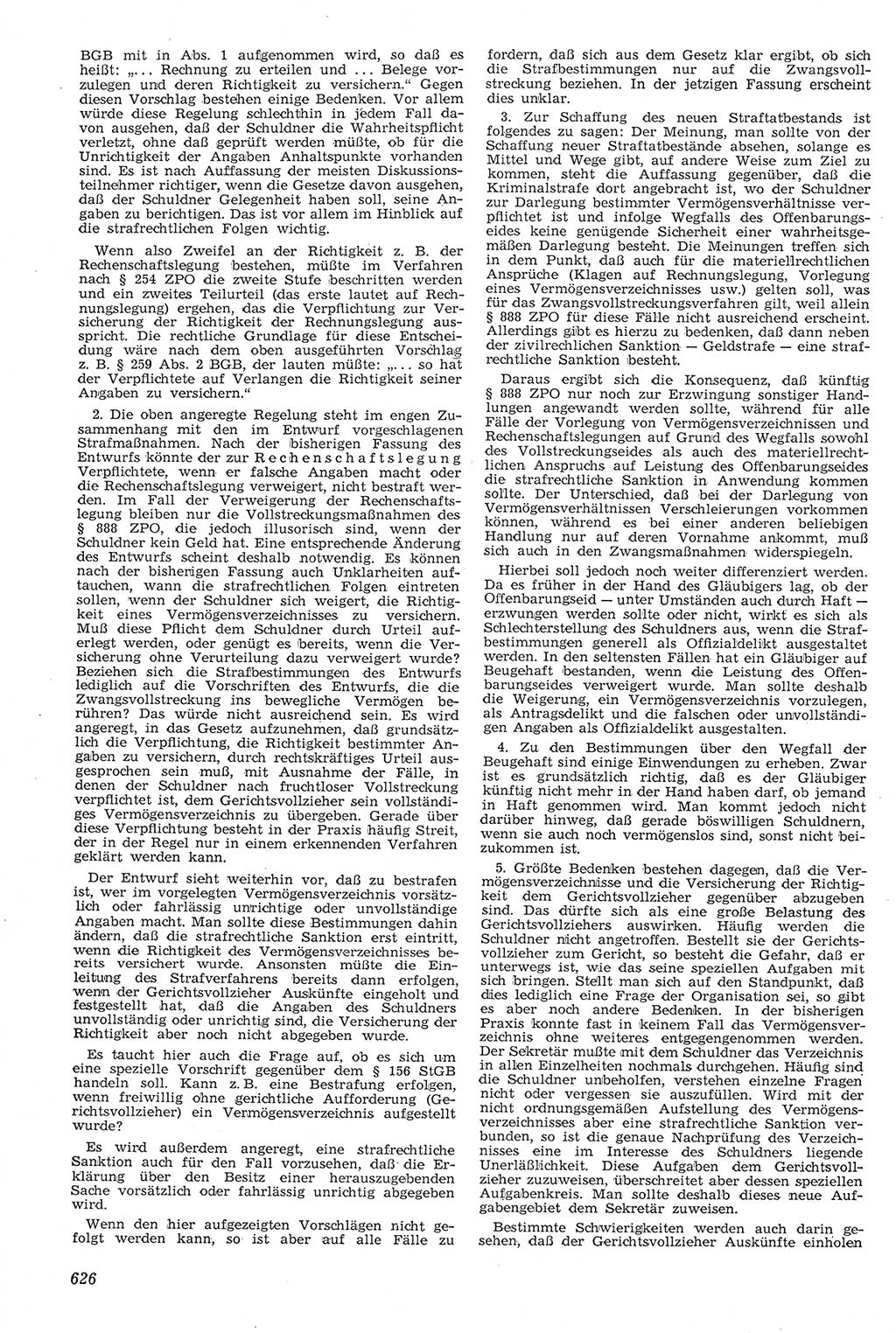 Neue Justiz (NJ), Zeitschrift für Recht und Rechtswissenschaft [Deutsche Demokratische Republik (DDR)], 11. Jahrgang 1957, Seite 626 (NJ DDR 1957, S. 626)