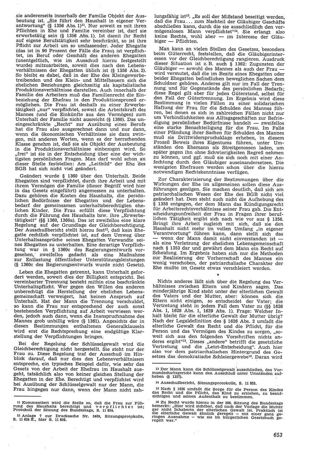 Neue Justiz (NJ), Zeitschrift für Recht und Rechtswissenschaft [Deutsche Demokratische Republik (DDR)], 11. Jahrgang 1957, Seite 653 (NJ DDR 1957, S. 653)