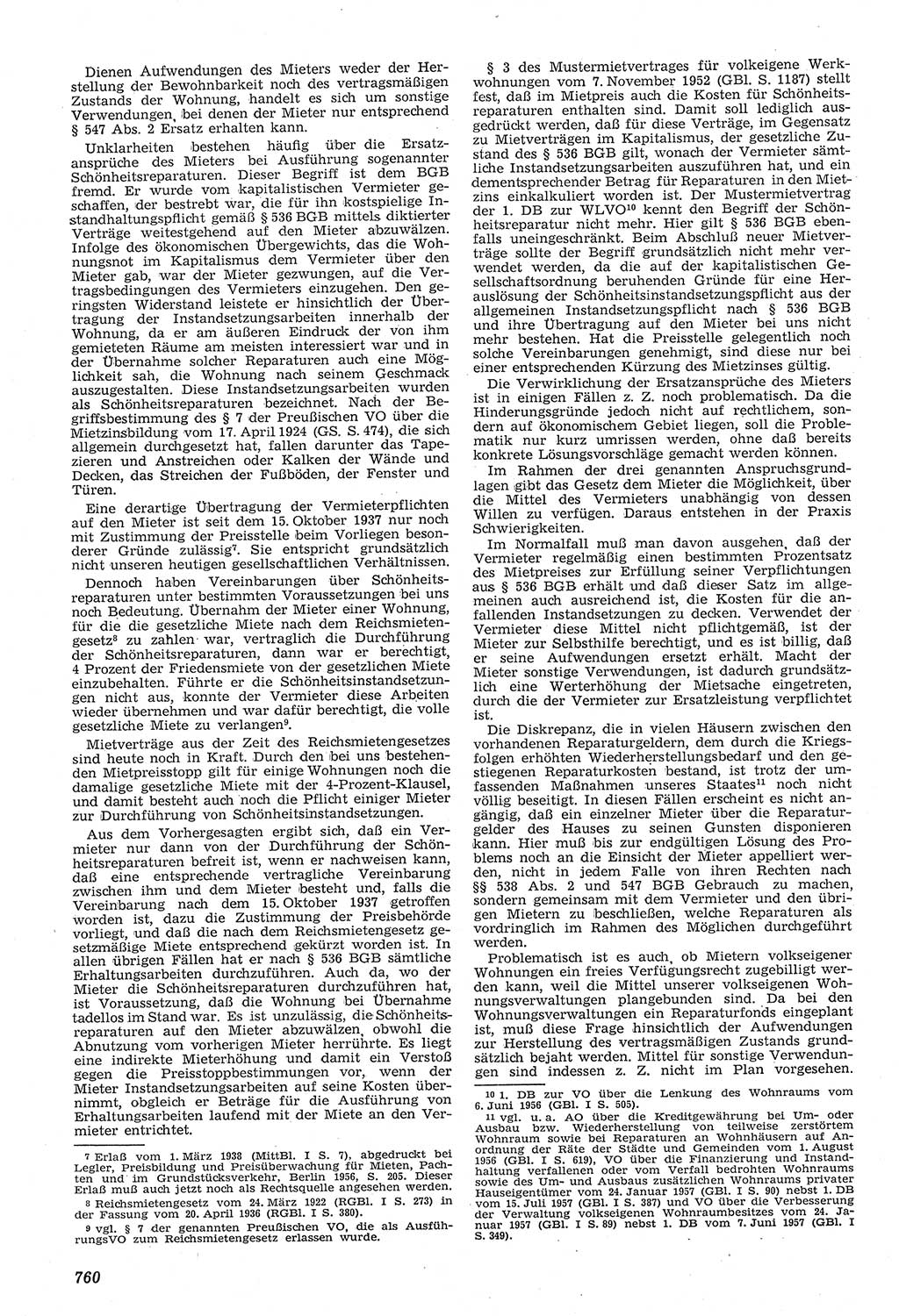 Neue Justiz (NJ), Zeitschrift für Recht und Rechtswissenschaft [Deutsche Demokratische Republik (DDR)], 11. Jahrgang 1957, Seite 760 (NJ DDR 1957, S. 760)