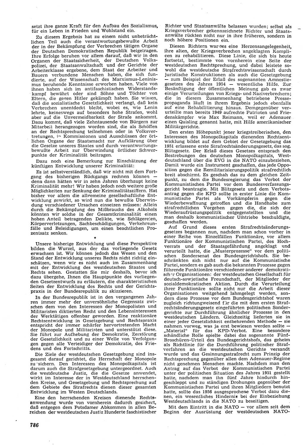 Neue Justiz (NJ), Zeitschrift für Recht und Rechtswissenschaft [Deutsche Demokratische Republik (DDR)], 11. Jahrgang 1957, Seite 786 (NJ DDR 1957, S. 786)