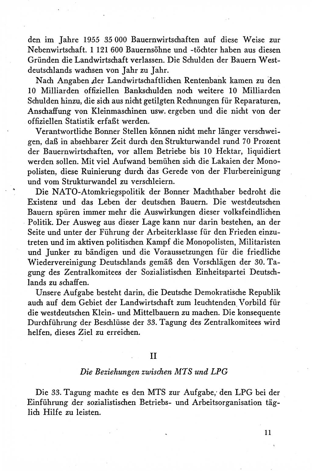 Dokumente der Sozialistischen Einheitspartei Deutschlands (SED) [Deutsche Demokratische Republik (DDR)] 1958-1959, Seite 11 (Dok. SED DDR 1958-1959, S. 11)