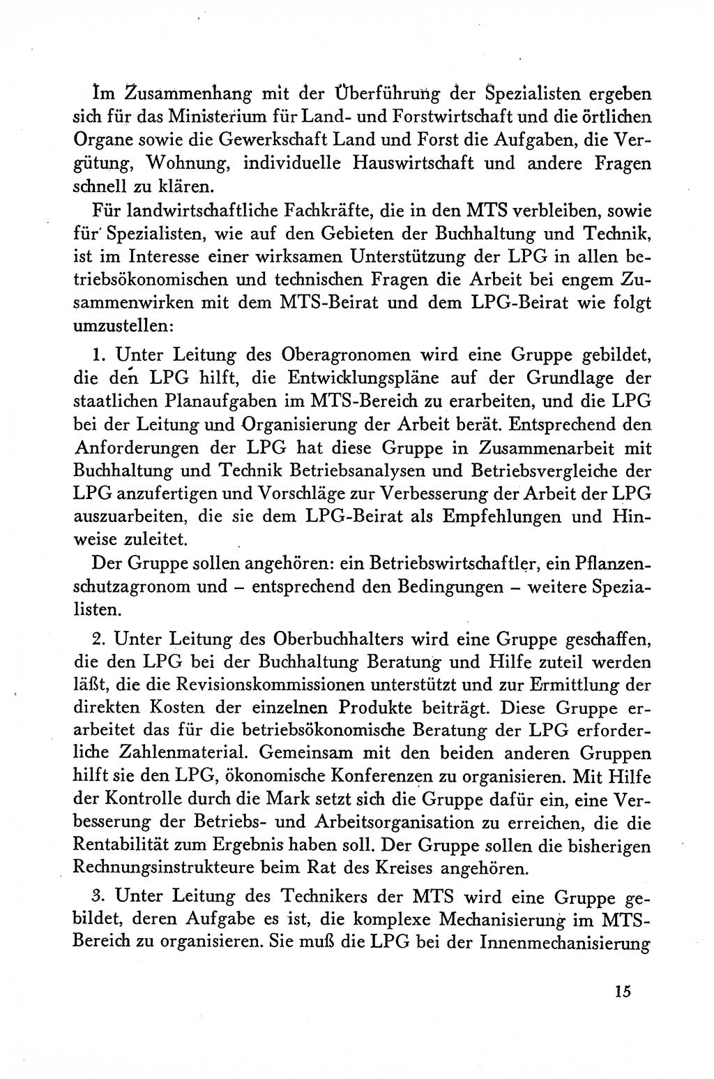 Dokumente der Sozialistischen Einheitspartei Deutschlands (SED) [Deutsche Demokratische Republik (DDR)] 1958-1959, Seite 15 (Dok. SED DDR 1958-1959, S. 15)