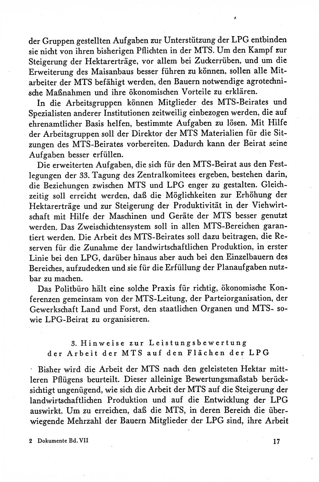 Dokumente der Sozialistischen Einheitspartei Deutschlands (SED) [Deutsche Demokratische Republik (DDR)] 1958-1959, Seite 17 (Dok. SED DDR 1958-1959, S. 17)
