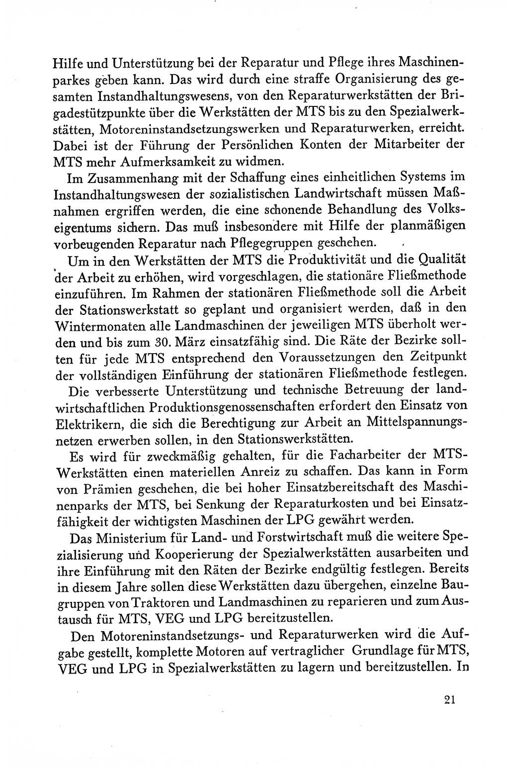Dokumente der Sozialistischen Einheitspartei Deutschlands (SED) [Deutsche Demokratische Republik (DDR)] 1958-1959, Seite 21 (Dok. SED DDR 1958-1959, S. 21)