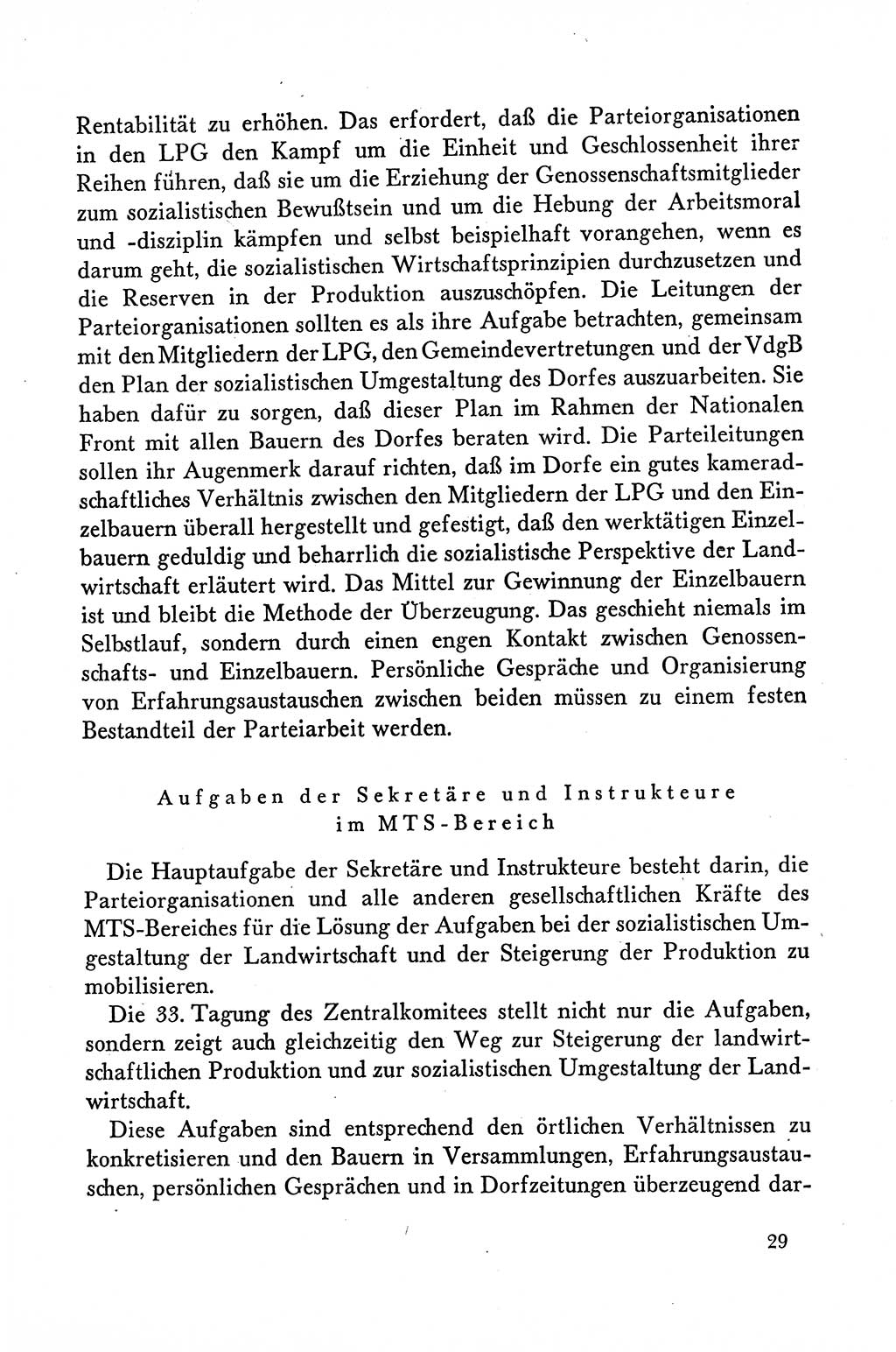 Dokumente der Sozialistischen Einheitspartei Deutschlands (SED) [Deutsche Demokratische Republik (DDR)] 1958-1959, Seite 29 (Dok. SED DDR 1958-1959, S. 29)