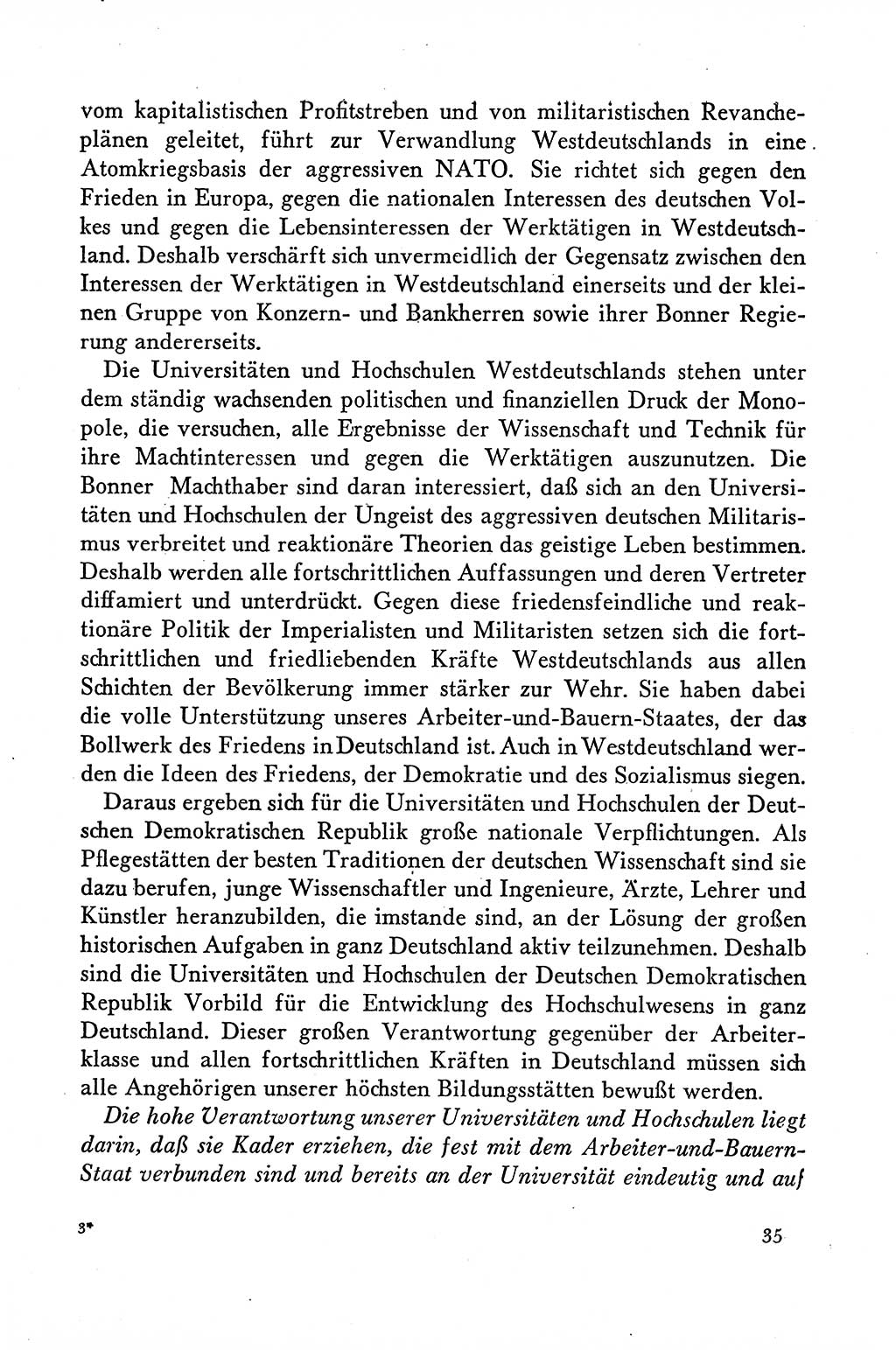 Dokumente der Sozialistischen Einheitspartei Deutschlands (SED) [Deutsche Demokratische Republik (DDR)] 1958-1959, Seite 35 (Dok. SED DDR 1958-1959, S. 35)